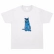 画像3: cat print T-shirt　男女兼用ユニセックスキャット猫プリント半袖Tシャツ  (3)