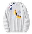 画像2: Realistic Banana Print Round Neck Sweatshirt sweat   ユニセックス 男女兼用 リアルバナナプリント スウェットトレーナー (2)