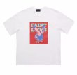 画像1: rabbit playboy print round neck short sleeve t-shirt  ユニセックス 男女兼用 ラビットウサギプリント半袖tシャツプリント  (1)