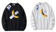 画像7: Realistic Banana Print Round Neck Sweatshirt sweat   ユニセックス 男女兼用 リアルバナナプリント スウェットトレーナー (7)