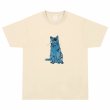 画像2: cat print T-shirt　男女兼用ユニセックスキャット猫プリント半袖Tシャツ  (2)