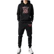 画像1: 24 Men& Women basketball team Bulls,Lakers,Warriors,Heat setup Hoodie and Pants Set  バスケットボールチームプリントセットアップユニセックス男女兼用スウェットフーディ＆パンツセット　ブルズ　レイカーズ　ウォリアーズ　ヒート (1)