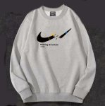 画像5: SALE セール 23 Broken swoosh Parody Sweat Sweatshirts 即納ブロークンスウォッシュ スウェット トレーナー 男女兼用 ユニセックスプリント前 (5)