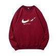 画像1: 23 Broken swoosh Parody Sweat Sweatshirts 即納ブロークンスウォッシュ スウェット トレーナー 男女兼用 ユニセックスプリント前 (1)