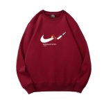 画像1: SALE セール 23 Broken swoosh Parody Sweat Sweatshirts 即納ブロークンスウォッシュ スウェット トレーナー 男女兼用 ユニセックスプリント前 (1)