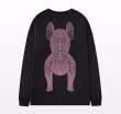 画像3: Bulldog Dog Print Long Sleeve T-Shirt　 ユニセックス 男女兼用 ブルドッグ犬プリントロングスリーブtシャツプリント  (3)