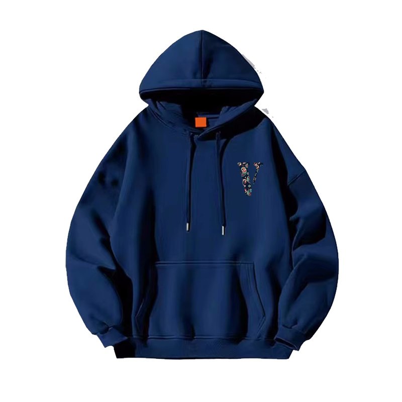 画像15: Paisley print V mark hooded Sweat Shirts ユニセックス男女兼用 ペイズリープリントVマークフーディパーカースウェット  トレーナー (15)