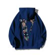 画像6: Paisley print V mark hooded Sweat Shirts ユニセックス男女兼用 ペイズリープリントVマークフーディパーカースウェット  トレーナー (6)