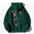 画像5: Paisley print V mark hooded Sweat Shirts ユニセックス男女兼用 ペイズリープリントVマークフーディパーカースウェット  トレーナー (5)