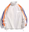 画像2: men's NASA× line stand color windbreaker jacket　ユニセックス 男女兼用NASAナサライン入りフーディウインドブレーカージャケット (2)