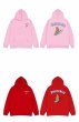 画像10: surfing bear print Long Sleeve hoodie sweatshirt 　ユニセックス男女兼用波乗りサーフィンベア熊 プリントフーディパーカースウェット  トレーナー (10)