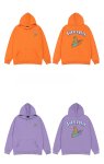 画像9: surfing bear print Long Sleeve hoodie sweatshirt 　ユニセックス男女兼用波乗りサーフィンベア熊 プリントフーディパーカースウェット  トレーナー (9)