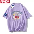 画像4: 24 bugs bunny ×NASA Print Tshirts 　ユニセックス男女兼用バックスバニー×ナサNASAプリント  半袖 Tシャツ (4)