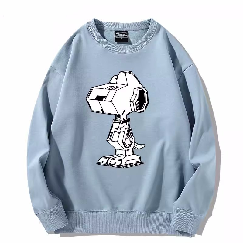 画像6: robot terminator snoopy Sweatshirt  ユニセックス男女兼用 ロボットターミネータースヌーピー スウェットトレーナー  (6)