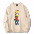 画像4: robot terminator bart simpson Sweatshirt 　ユニセックス男女兼用 ロボットターミネーターバートシンプソン スウェットトレーナー  (4)