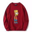 画像8: robot terminator bart simpson Sweatshirt 　ユニセックス男女兼用 ロボットターミネーターバートシンプソン スウェットトレーナー  (8)