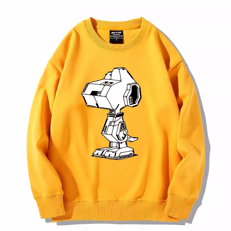 画像8: robot terminator snoopy Sweatshirt  ユニセックス男女兼用 ロボットターミネータースヌーピー スウェットトレーナー  (8)