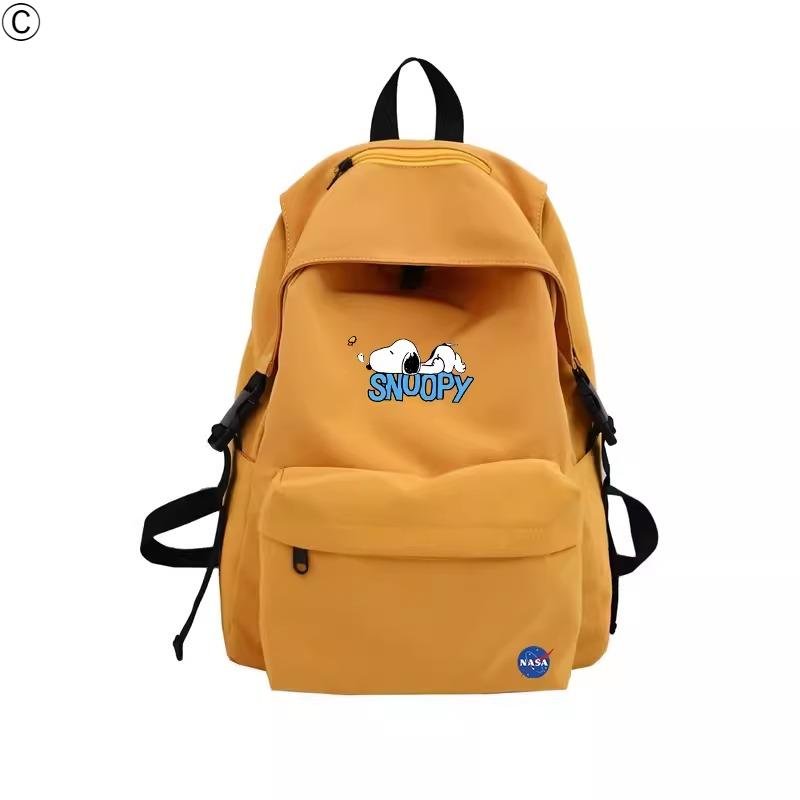 画像3: 24 NASA x Sleeping Snoopy Backpack rucksack　男女兼用NASAナサ×スヌーピー バックパック　リュックサック　通学　通勤 (3)