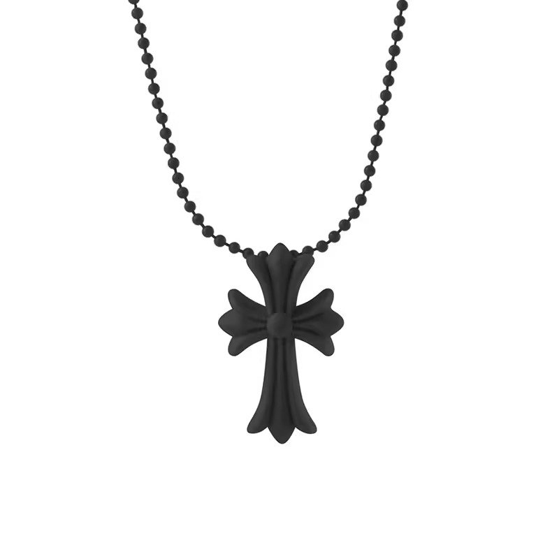 画像2: CH design Cross PVC necklace  ユニセックス 男女兼用 クロス　PVC　ネックレス (2)