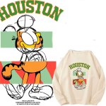 画像5: Garfield & Mickey Mouse Sweatshirt 　ユニセックス男女兼用 ガーフィールド＆隠れミッキーマウススウェットトレーナー  (5)