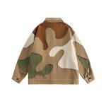 画像2: irregular patchwork G Jean jacket　ユニセックス 男女兼用イレギュラーパッチワークカモフラージュジャケットGジャン (2)