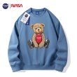 画像5: 23 Unisex NASA&Bear print sweatshirt 男女兼用  ユニセックス ナサ NASA ＆ ベア 熊 長袖スウェット トレーナー (5)