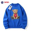 画像7: 23 Unisex NASA&Bear print sweatshirt 男女兼用  ユニセックス ナサ NASA ＆ ベア 熊 長袖スウェット トレーナー (7)