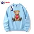 画像15: 23 Unisex NASA&Bear print sweatshirt 男女兼用  ユニセックス ナサ NASA ＆ ベア 熊 長袖スウェット トレーナー (15)