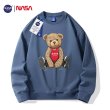 画像13: 23 Unisex NASA&Bear print sweatshirt 男女兼用  ユニセックス ナサ NASA ＆ ベア 熊 長袖スウェット トレーナー (13)