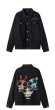 画像8: comic glasses hand painted Denim G Jacket 　ユニセックス 男女兼用コミックメガネハンドペイントデニムGジャンジャケット (8)