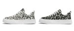 画像3: flower print lace-up  sneakers shoes 男女兼用 ユニセックスフラワープリントレースアップ スニーカー シューズ (3)
