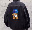 画像11: NASA x Walking Bear painted Denim G Jacket 　ユニセックス 男女兼用NASAナサ×ウォーキングベアデニムGジャンジャケット (11)