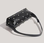 画像5: Woman’s  leather & pearl under arm shoulder tote bag　レザー＆パールアンダーアームトートショルダーバッグ (5)
