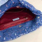 画像4: Woman’s denim & sequins quilting chain shoulder tote shoulder bag  　デニム＆スパンコールキルティングトートショルダーバッグ (4)