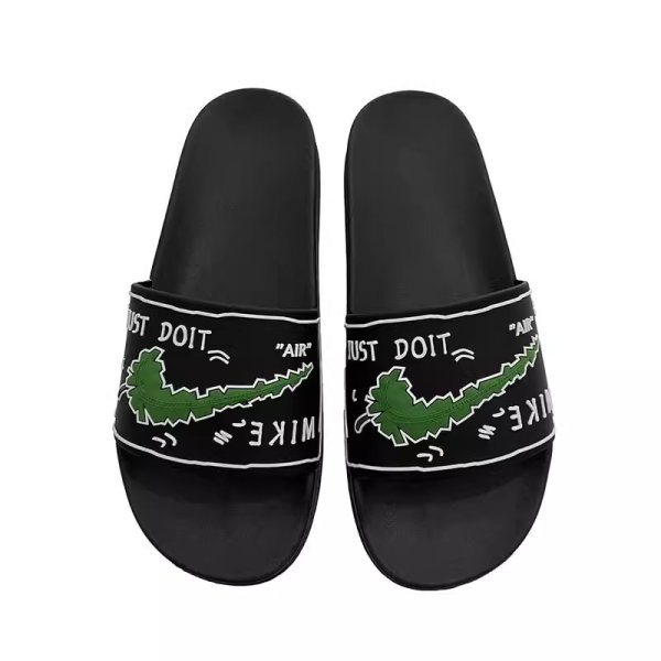 画像1: 24 Unisex Leaf Swoosh All Season Sandals Slide Slippers ユニセックス 男女兼用 オールシーズン リーフスウォッシュ サンダル シャワーサンダル ビーチサンダル スライド　 (1)
