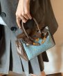 画像8: Woman’s  denim & leather mini Tote Shoulder Bag 　デニム＆レザー＆ミニトートショルダーバッグ (8)
