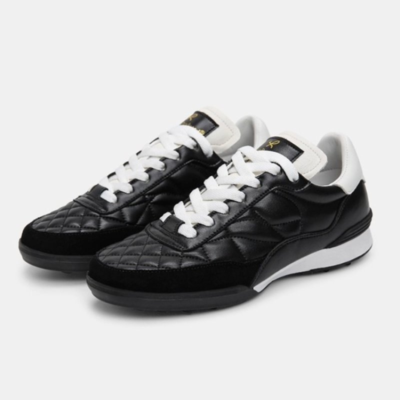 画像4: women'squilted leather sneakers 　キルティングレザーレースアップスニーカー (4)