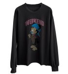 画像1: Vintage Mickey Mouse x WEEK END Long sleeve T-shirt sweatshirt 　男女兼用ユニセックスヴィンテージミッキーマウスミッキーTシャツ  (1)