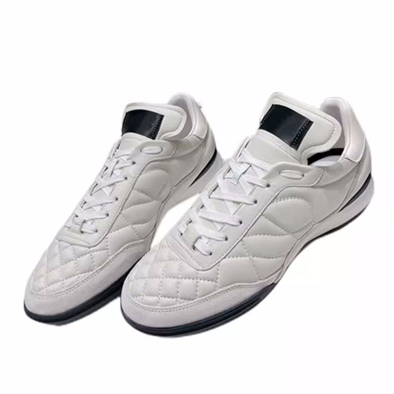 画像3: women'squilted leather sneakers 　キルティングレザーレースアップスニーカー (3)