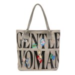 画像2: comic character print canvas tote shoulder bag コミックキャラクタープリント キャンバストートショルダーバッグ (2)
