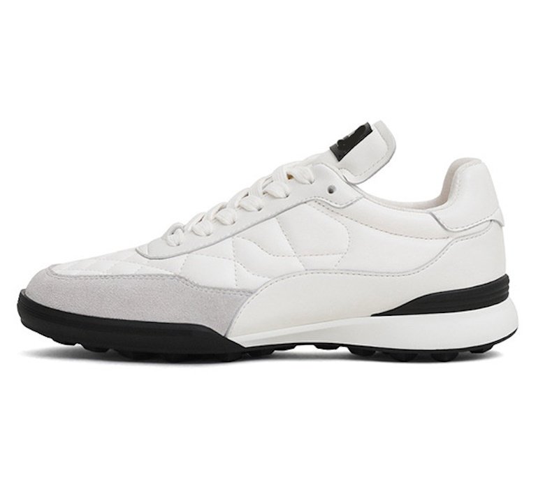 画像1: women'squilted leather sneakers 　キルティングレザーレースアップスニーカー (1)