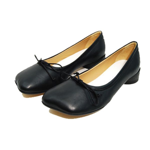 画像1: Women’s Leather anatomic ballet flat pumps 　レザーアナトミック バレエフラットパンプス　バレーシューズ (1)