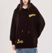 画像7: Bart Simpson x Batman print Long Sleeve hoodie sweatshirt 　ユニセックス男女兼用 バートシンプソン×バットマンプリントフーディパーカースウェット  トレーナー (7)