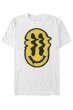 画像2: Distorted smile classic print Tshirts 　ユニセックス男女兼用シニカルスマイルプリント  半袖 Tシャツ (2)