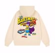 画像2: Bart Simpson x Batman print Long Sleeve hoodie sweatshirt 　ユニセックス男女兼用 バートシンプソン×バットマンプリントフーディパーカースウェット  トレーナー (2)