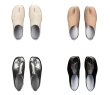 画像1: Women’s flat leather tabi pumps ballet  pumps 　レザーたび足袋 フラットパンプス　バレーシューズ (1)