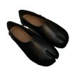 画像3: Women’s flat leather tabi pumps ballet  pumps 　レザーたび足袋 フラットパンプス　バレーシューズ (3)