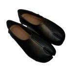 画像3: Women’s flat leather tabi pumps ballet  pumps 　レザーたび足袋 フラットパンプス　バレーシューズ (3)
