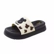 画像1: Bearbrick x Cows platform sandals slippers　ベアブリック×カウズ 厚底プラットフォームサンダル　スリッパ (1)
