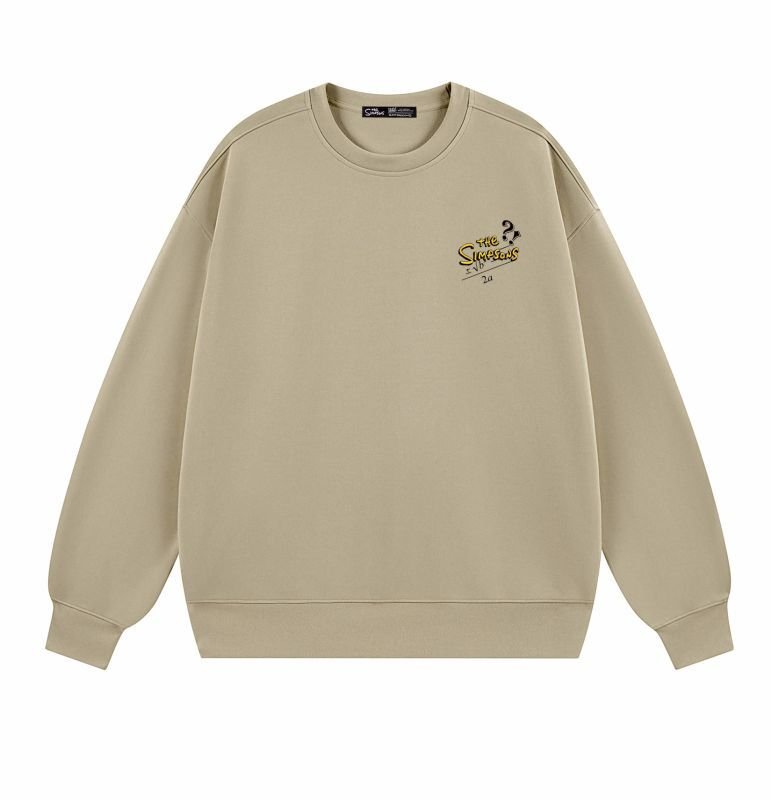 画像5:  Unisex The Simpsons Bart Simpson WHAT printed long sleeve sweatshirts  男女兼用  ユニセックス シンプソンズバートシンプソンWHAT プリント長袖スウェット  トレーナー (5)